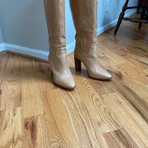 Vince Camuto Tan Over the Knee Boots